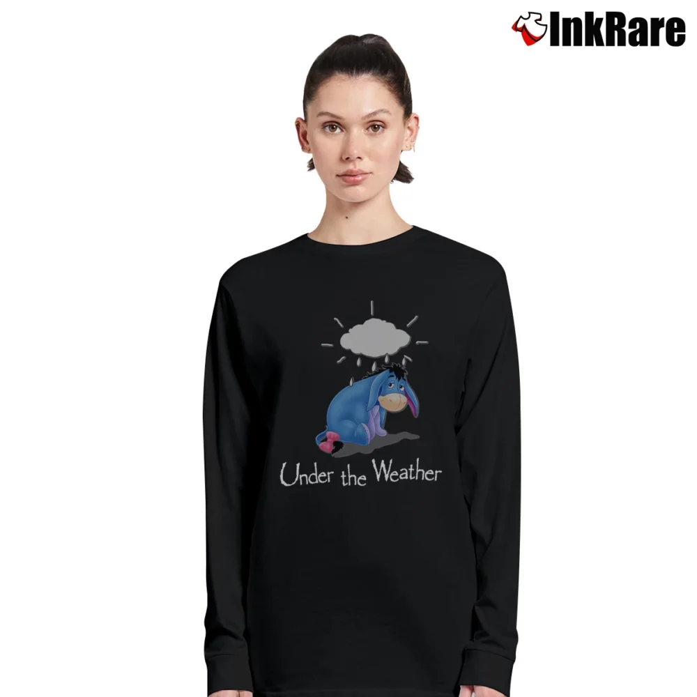 Women’s Winnie The Pooh Eeyore Disney Store Comfy Vintage Long-Sleeve Top in black | Sleek, Versatile, All-Season