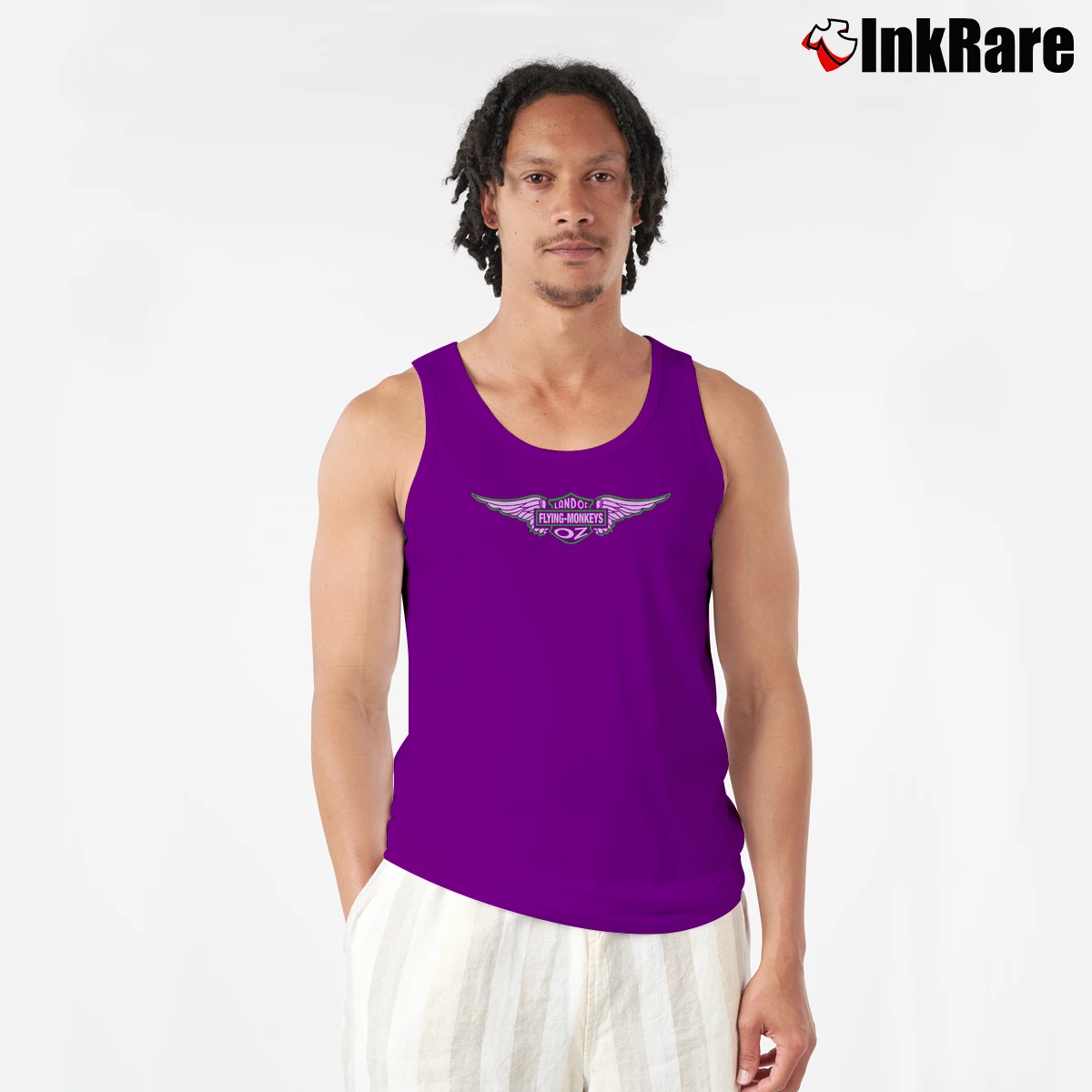 Men’s Wizard Of Oz Flying Monkeys Tank Top in purple | Breathable, Active-Friendly Design