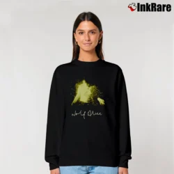 Women’s Wolf Alice 2016 Album Cover Tour Relaxed Sweatshirt in black | Soft, Laid-Back Vibe