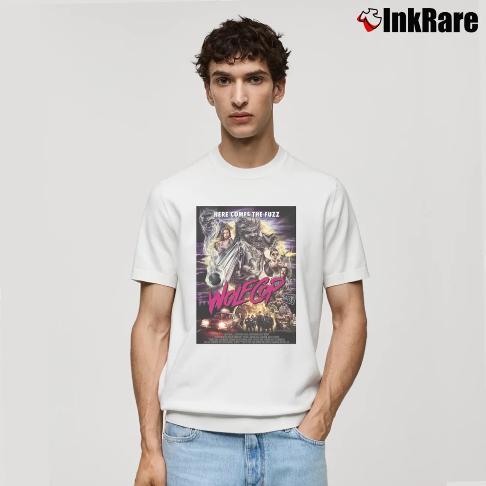 Men’s Wolfcop Movie Poster Classic T-Shirt in white | Soft, Breathable Everyday Wear