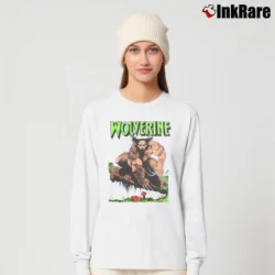 Women’s Wolverine 1991 Marvel Avengers X - men Crossover Long-Sleeve Top in white | Sleek, Versatile, All-Season