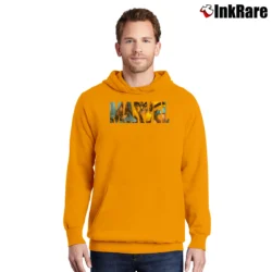 Men’s Wolverine Avengers X - men Marvel Logo Graphic Pullover Hoodie in orange | Cozy, Durable, Modern Fit