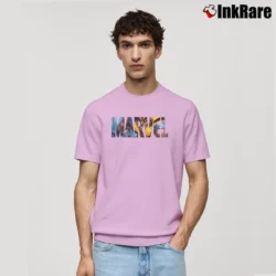 Men’s Wolverine Avengers X - men Marvel Logo Graphic Classic T-Shirt in light pink | Soft, Breathable Everyday Wear