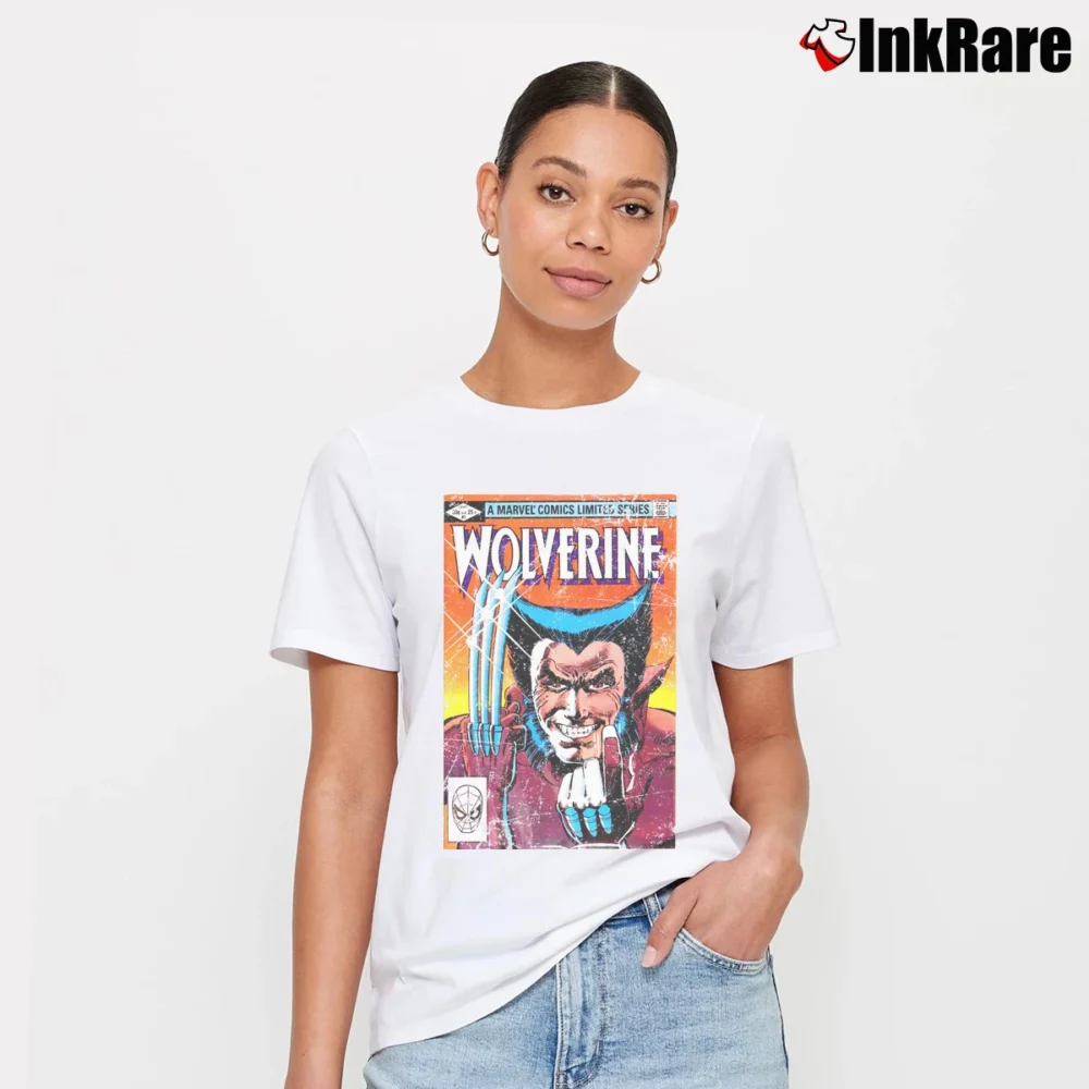 Women’s Wolverine X - men Marvel Graphic Signature T-Shirt in white | Soft, Flattering Fit