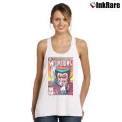 Women’s Wolverine X - men Marvel Graphic Tank Top in white | Lightweight, Movement-Friendly