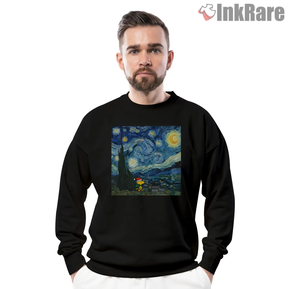 Woodstock Christmas Starry Night Art Inspired Shirt Woodstock Christmas Starry Night Art Inspired Shirt on graphic shirt for men graphic tee