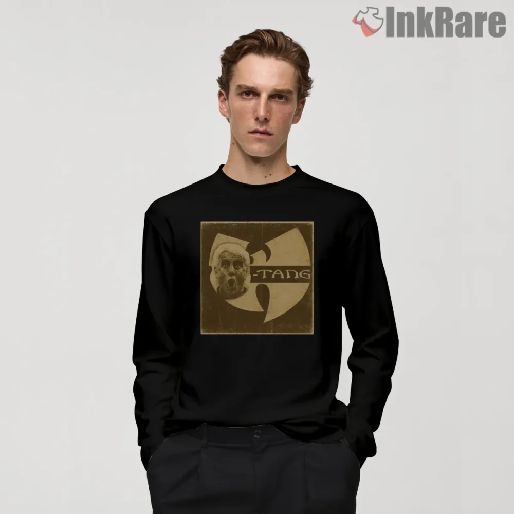 Woootang Rick Flair Parody Vintage Shirt on black long sleeve shirt for men graphic tee