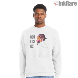 Wpap Style Not Like Us Kendrick Lamar Portrait Shirt on graphic shirt for men graphic tee