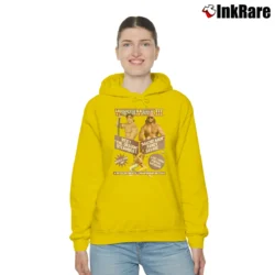 Women’s Wrestlemania 3 Ricky The Dragon Steamboat Vs Macho Man WWE Cozy Hoodie in yellow | Warm, Structured, Stylish