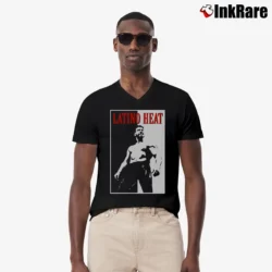 Men’s wrestling latino heat for Eddie Guerrero and WWE Fans V-Neck Tee in black | Sharp, Breathable, Everyday Staple