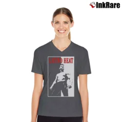 Women’s wrestling latino heat for Eddie Guerrero and WWE Fans V-Neck Tee in charcoal | Chic Neckline, Soft Texture