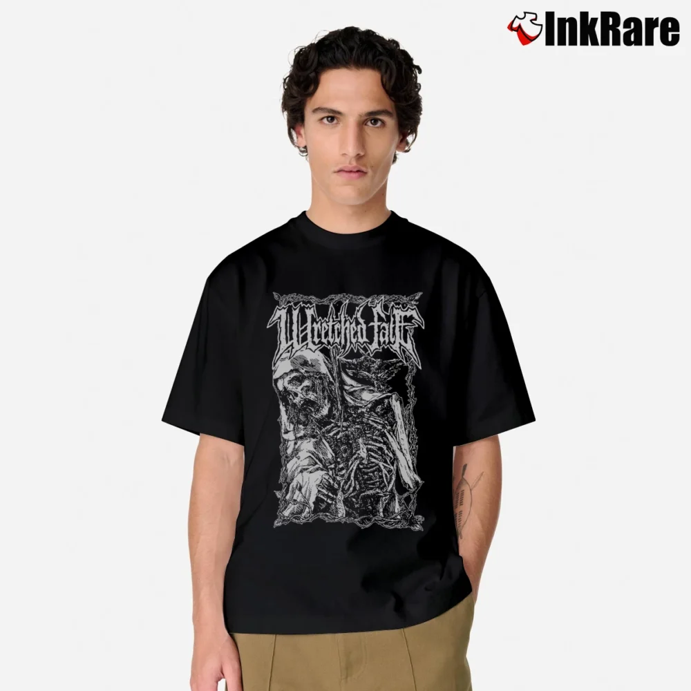 Men’s Wretched Fate Preorder Sale Promo Classic T-Shirt in black | Soft, Breathable Everyday Wear