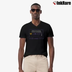 Men’s Wu Tang Chef Raekwon V-Neck Tee in black | Sharp, Breathable, Everyday Staple