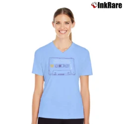 Women’s Wu Tang Chef Raekwon V-Neck Tee in light blue | Chic Neckline, Soft Texture