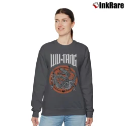 Women’s Wu Tang Clan Big Dragon Logo Hip Hop Relaxed Sweatshirt in charcoal | Soft, Laid-Back Vibe