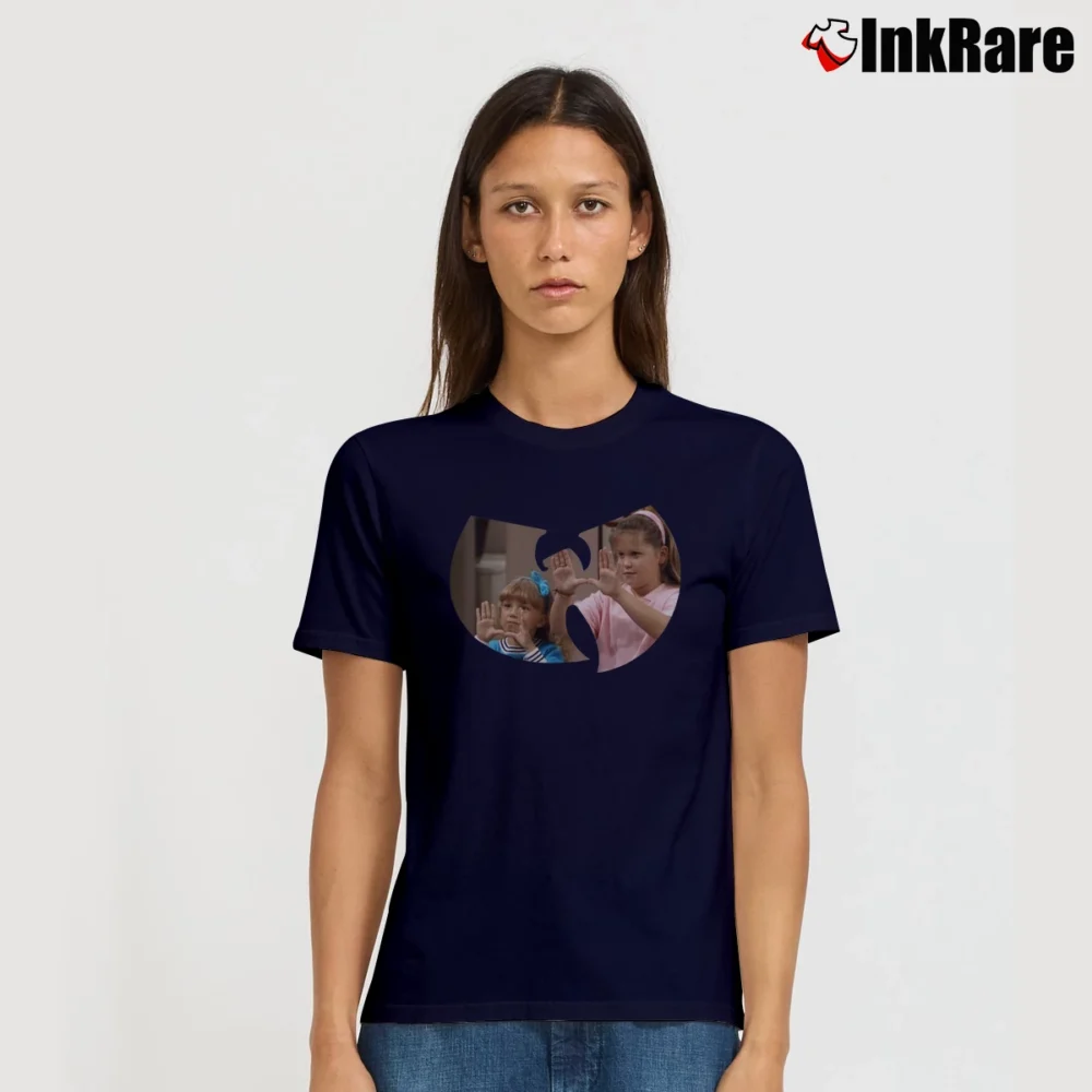Women’s Wu Tang Clan Full House Graphic Signature T-Shirt in navy | Soft, Flattering Fit