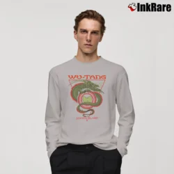 Men’s Wu - Tang Clan Staten Island Dragon Graphic Long-Sleeve Shirt in sport grey | Sleek, Lightweight, Year-Round Wear
