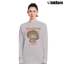Women’s Wu - Tang Clan Staten Island Dragon Graphic Long-Sleeve Top in sport grey | Sleek, Versatile, All-Season