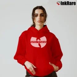 Women’s Wu - tang Classic Logo Hardcore Cozy Hoodie in red | Warm, Structured, Stylish