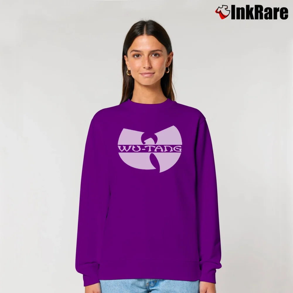 Women’s Wu - tang Classic Logo Hardcore Relaxed Sweatshirt in purple | Soft, Laid-Back Vibe
