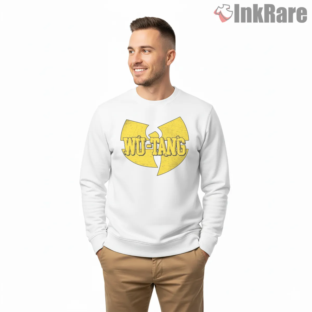 Wu Tang Distressed Classic Name Logo Shirt Wu Tang Distressed Classic Name Logo Shirt on graphic shirt for men graphic tee