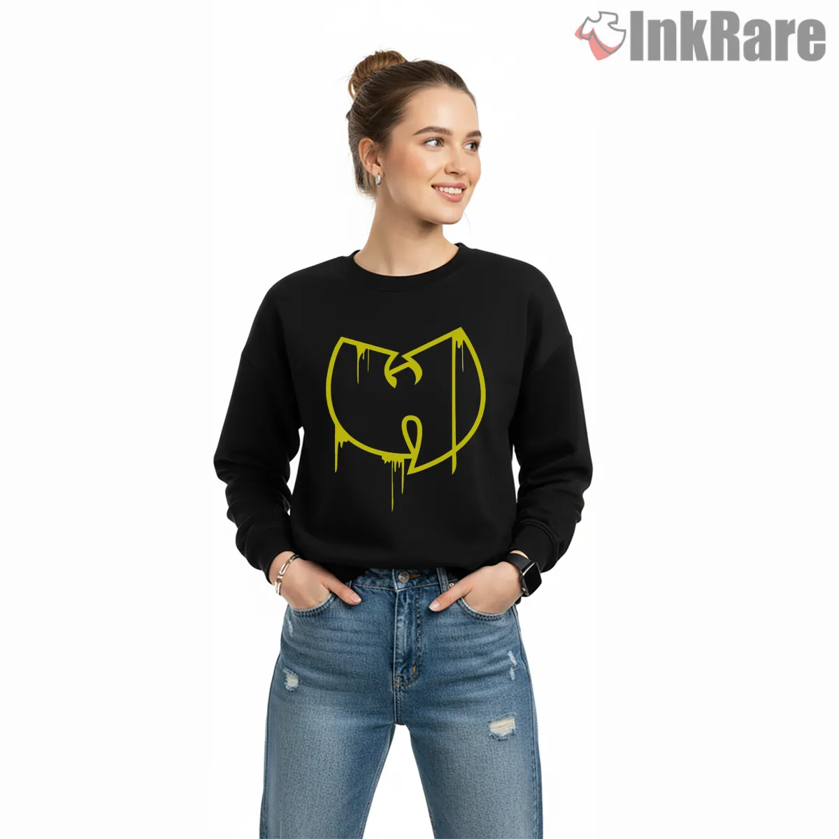 Wu Tang Dripping Outline Minimal Logo Shirt Wu Tang Dripping Outline Minimal Logo Shirt on graphic shirt for women graphic tee