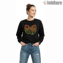 Wu Tang Freedom Tribal Pattern Emblem Shirt on graphic shirt for women graphic tee