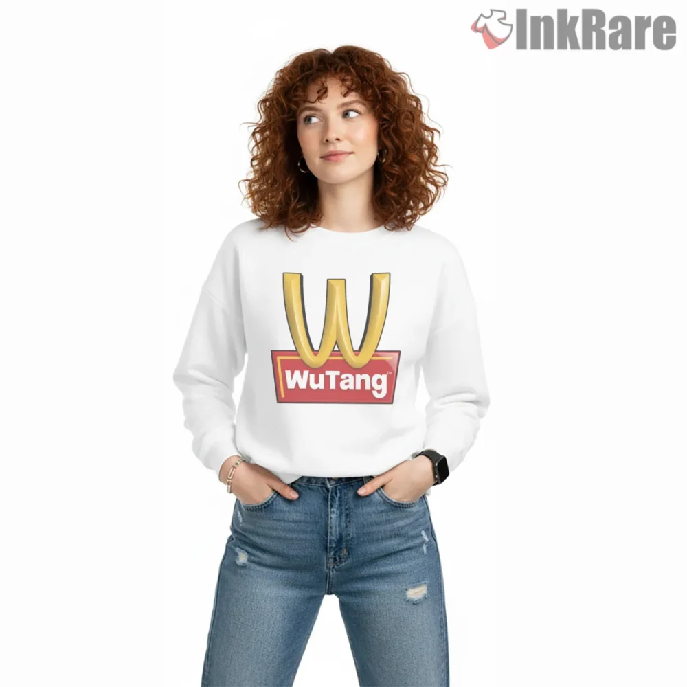 Wu Tang Golden W Fast Food Parody Shirt on graphic shirt for women graphic tee