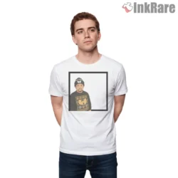 Wu Tang Holiday Sweater Portrait Shirt on white short sleeve shirt for men graphic tee