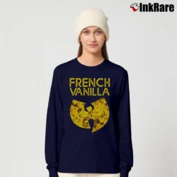 Women’s Wu Tang Ice Cream Song Lyrics Long-Sleeve Top in navy | Sleek, Versatile, All-Season