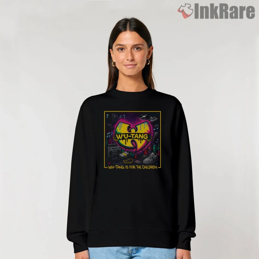 Wu Tang Is For The Children Boombox Poster Shirt on graphic shirt for women graphic tee