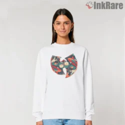 Wu Tang Japanese Koi Floral Emblem Shirt on graphic shirt for women graphic tee