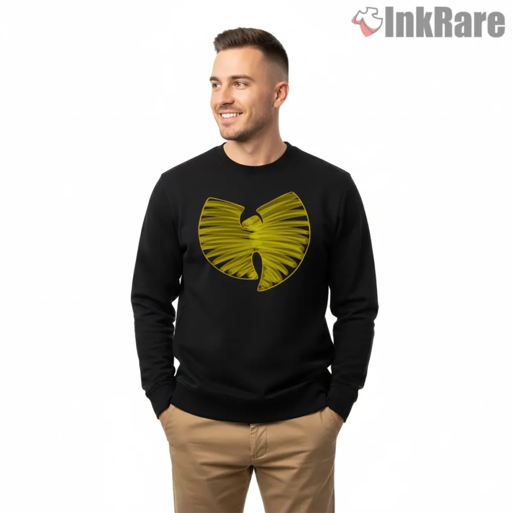 Wu Tang Leaf Texture Classic Logo Shirt on graphic shirt for men graphic tee
