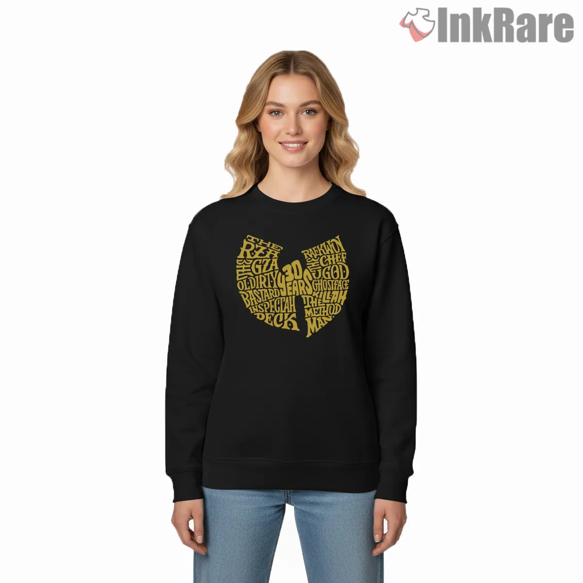 Wu Tang Member Word Cloud Retro Shirt on graphic shirt for women graphic tee