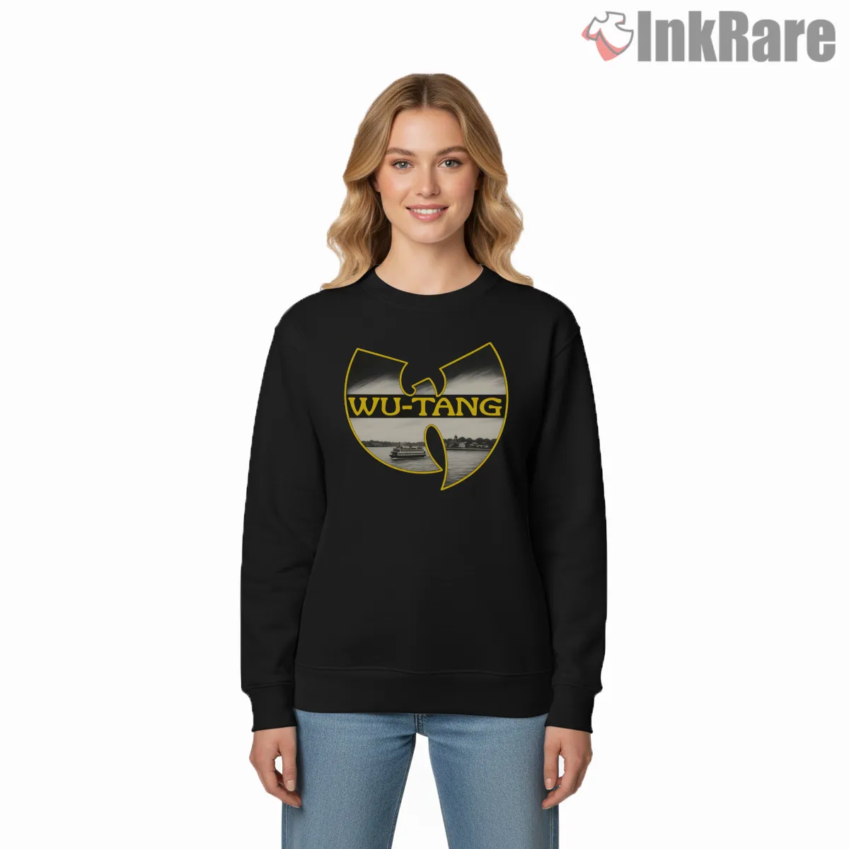 Wu Tang River Ferry Photo Emblem Shirt Wu Tang River Ferry Photo Emblem Shirt on graphic shirt for women graphic tee