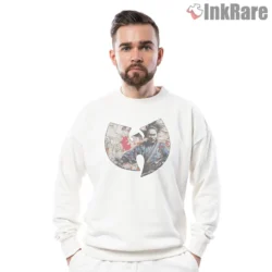 Wu Tang Samurai Warrior Collage Shirt on graphic shirt for men graphic tee