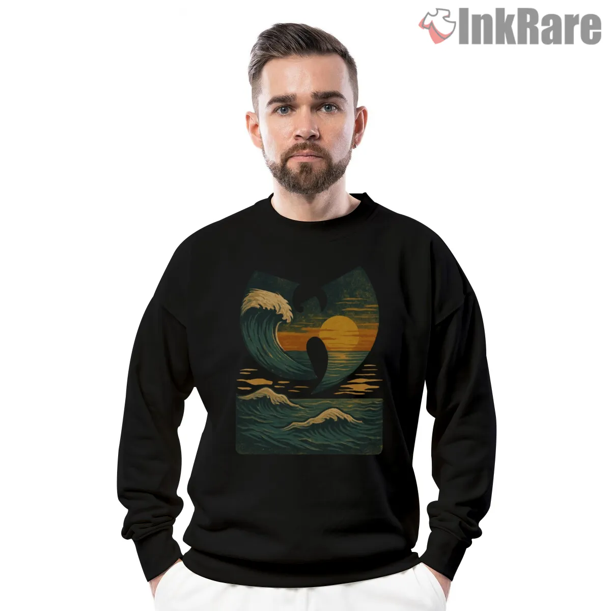 Wu Tang Sea Wave Sunset Art Shirt Wu Tang Sea Wave Sunset Art Shirt on graphic shirt for men graphic tee