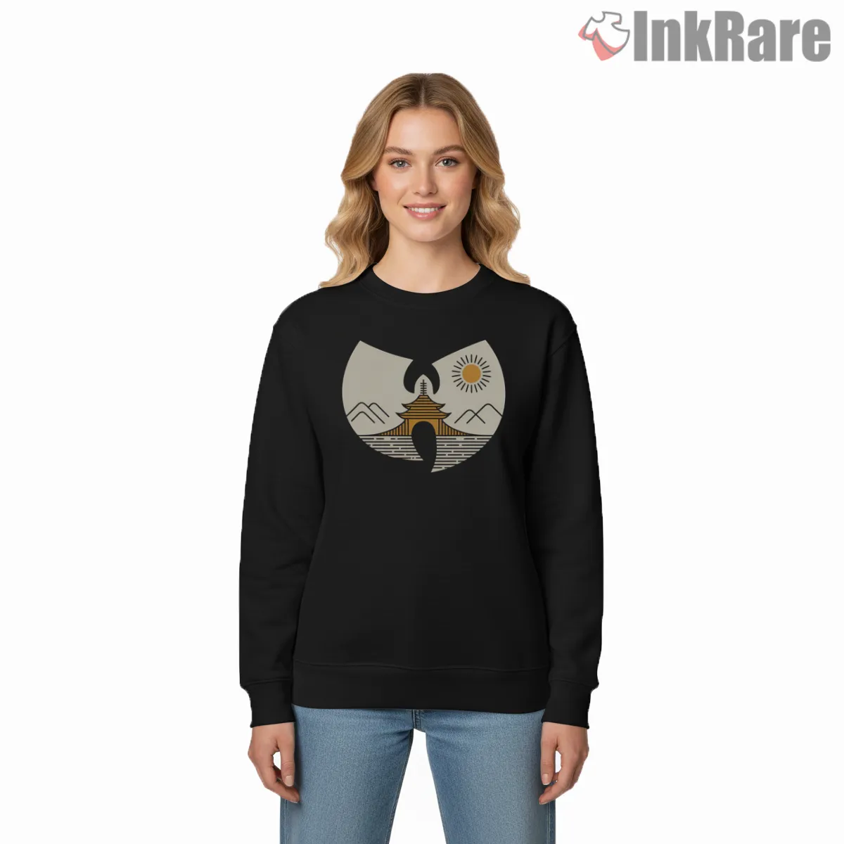Wu Tang Shaolin Temple Sunrise Logo Shirt Wu Tang Shaolin Temple Sunrise Logo Shirt on graphic shirt for women graphic tee