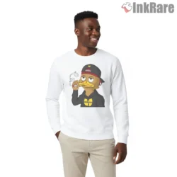 Wu Tang Street Duck Hoodie Cartoon Shirt on graphic shirt for men graphic tee