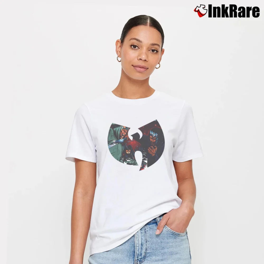 Women’s Wu Wear Gza Liquid Swords Clan Signature T-Shirt in white | Soft, Flattering Fit