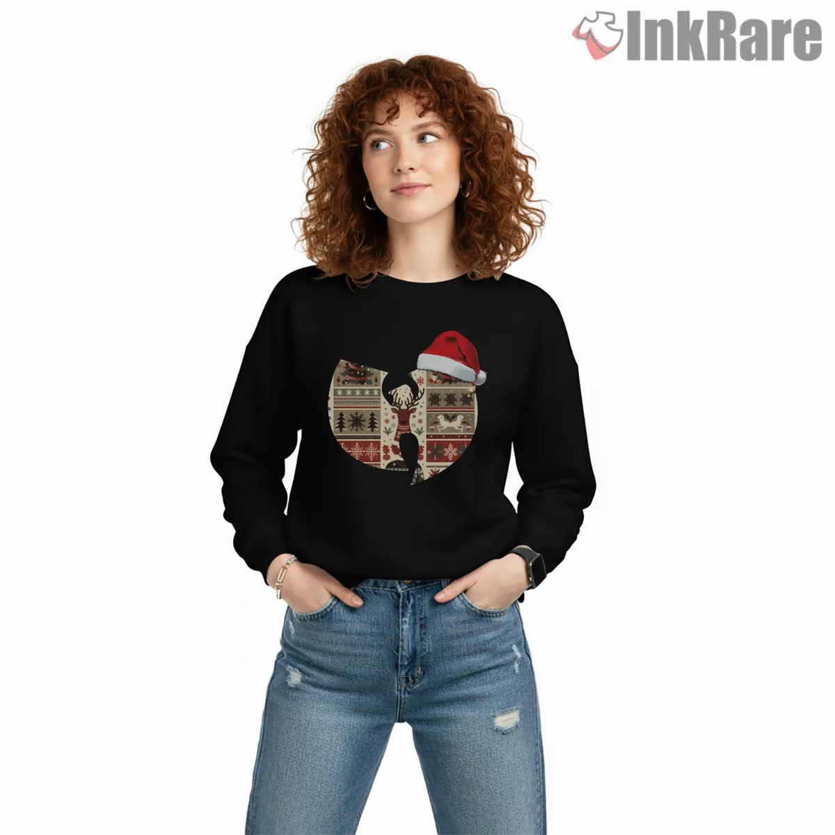 Wutang Reindeer Knit Holiday Emblem Shirt Wutang Reindeer Knit Holiday Emblem Shirt on graphic shirt for women graphic tee