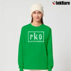 Women’s WWW Randy Orton Rko Retro Long-Sleeve Top in irish green | Sleek, Versatile, All-Season