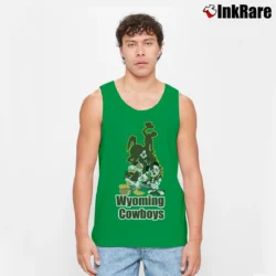 Men’s Wyoming Cowboys Mickey Mouse Christmas Tank Top in irish green | Breathable, Active-Friendly Design