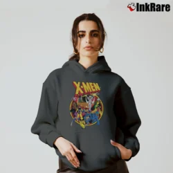Women’s X - men Animated Series Retro 90s Marvel Cozy Hoodie in charcoal | Warm, Structured, Stylish