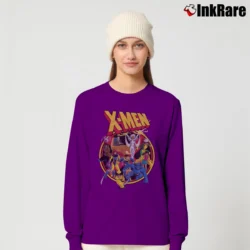 Women’s X - men Animated Series Retro 90s Marvel Long-Sleeve Top in purple | Sleek, Versatile, All-Season