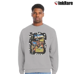 Men’s X - men Battleground Pocket Marvel Comic Crewneck Sweatshirt in sport grey | Cozy Fabric, Clean Style