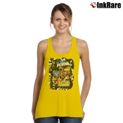 Women’s X - men Battleground Pocket Marvel Comic Tank Top in yellow | Lightweight, Movement-Friendly