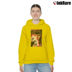 Women’s X - men Gambit Card Poster Marvel Cozy Hoodie in yellow | Warm, Structured, Stylish