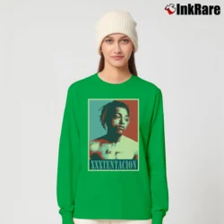 Women’s XXXTentacion Poster Long-Sleeve Top in irish green | Sleek, Versatile, All-Season
