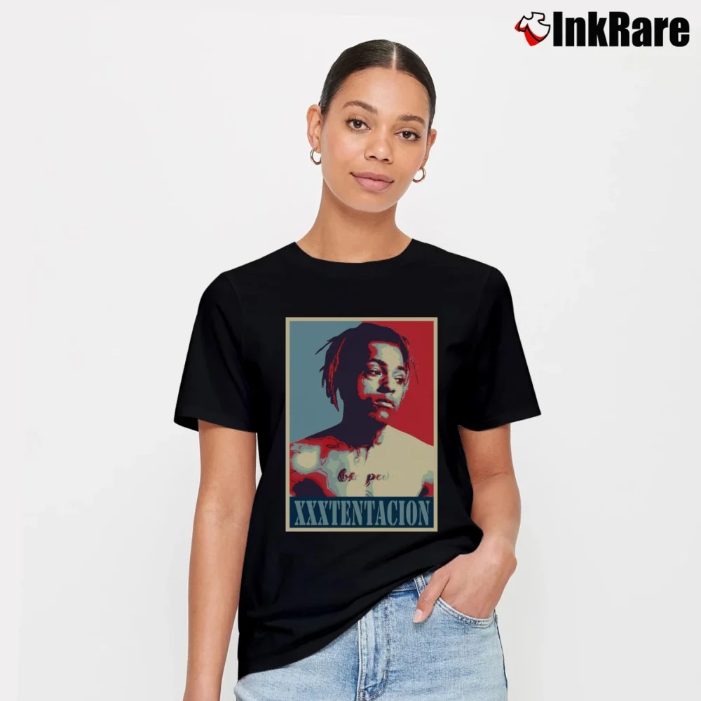 Women’s XXXTentacion Poster Signature T-Shirt in black | Soft, Flattering Fit